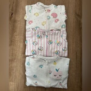🛍️PEKKLE Set of 3 Sleepers - 9M